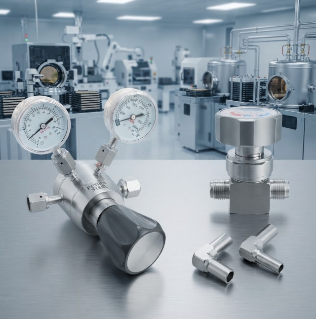 Semiconductor-Grade High-Purity Pressure Reducers