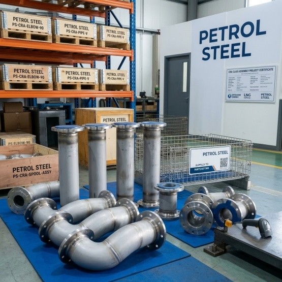 Prefabricated CRA Clad Pipe Spools & Assemblies for Sour Service