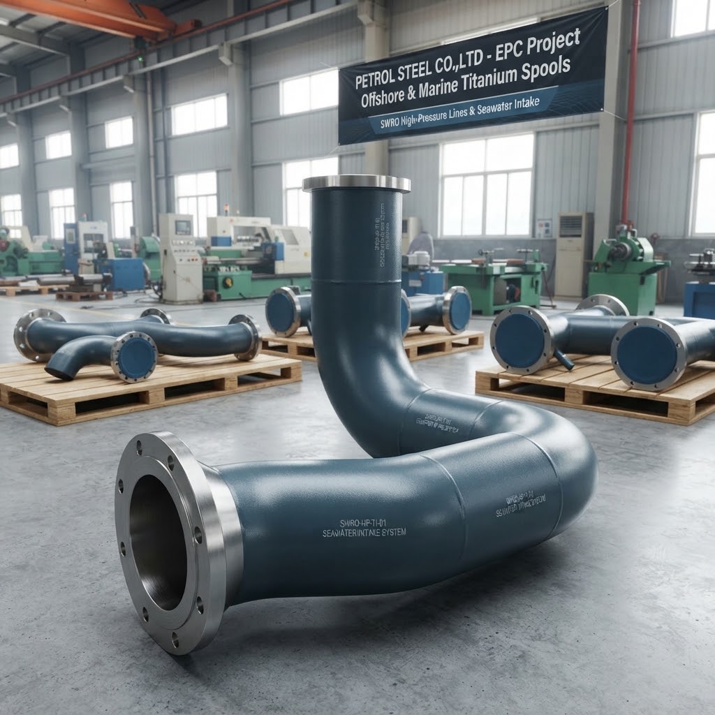 Custom Titanium Pipe Spools