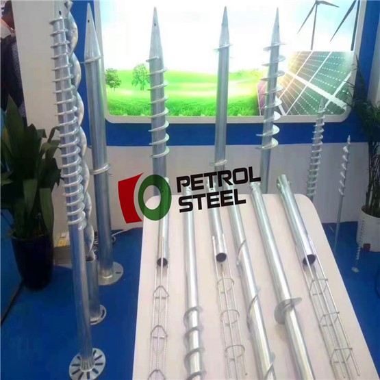 Galvanized Ground Screw Anchors