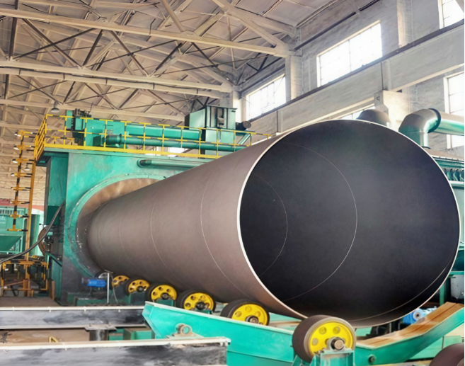 S355J2H SSAW Steel Pipe | EN 10219 Spiral Welded Pipe